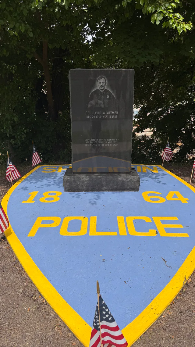 Corporal David W. Witmer police memorial in Shamokin