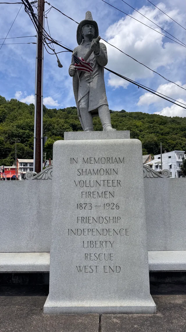 Firemen's Memorial in Shamokin