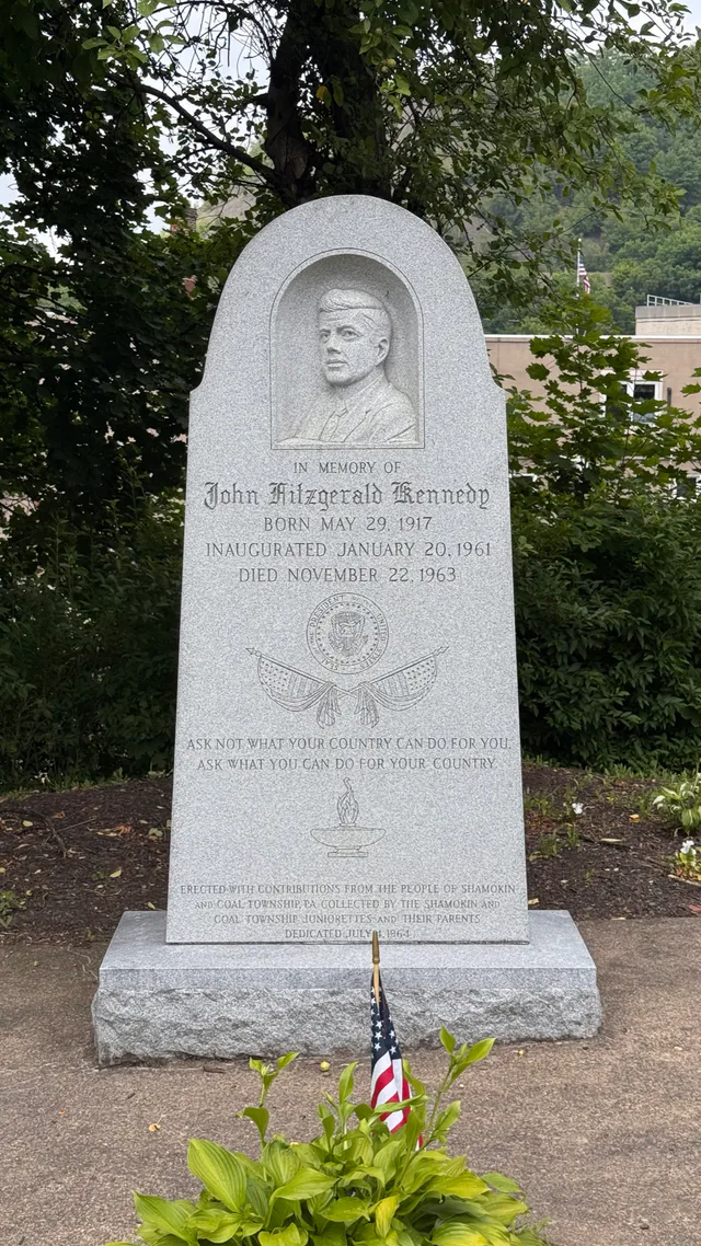 John Fitzgerald Kennedy Memorial in Shamokin