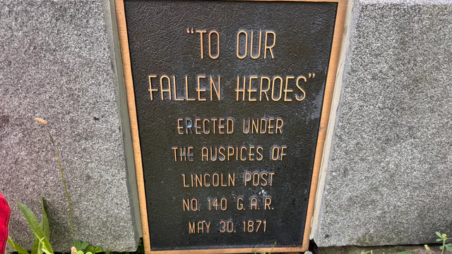 Soldiers Circle monument in Shamokin