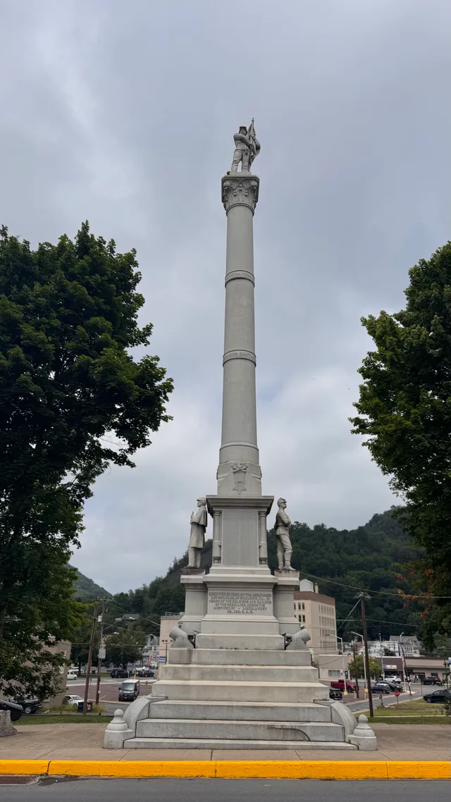 Civil War Soldiers and Sailors Monument in Shamokin